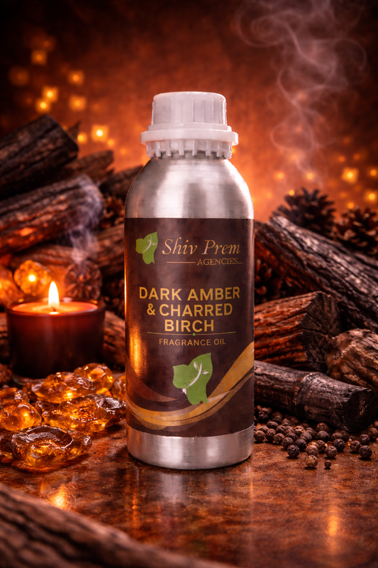 Dark Amber & Charred Birch Fragrance Oil,